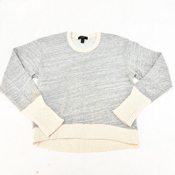 J. Crew Banded Crew Neck Knit Sweater Size XS - Picture 1 of 5